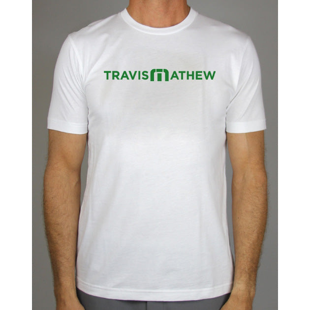 Travis Mathew Tour Logo T-Shirt - White