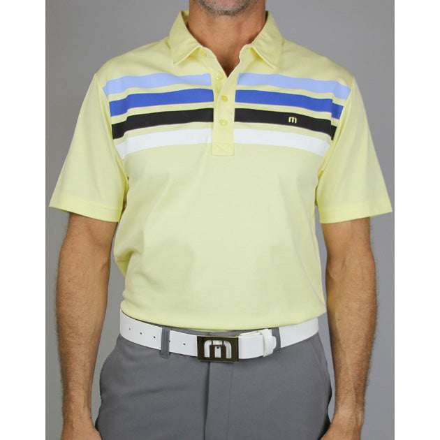 Travis Mathew Wilson Golf Polo - Lemonade