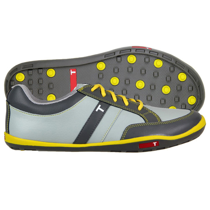 True Linkswear True phx Golf Shoes - Grey/Charcoal/Yellow