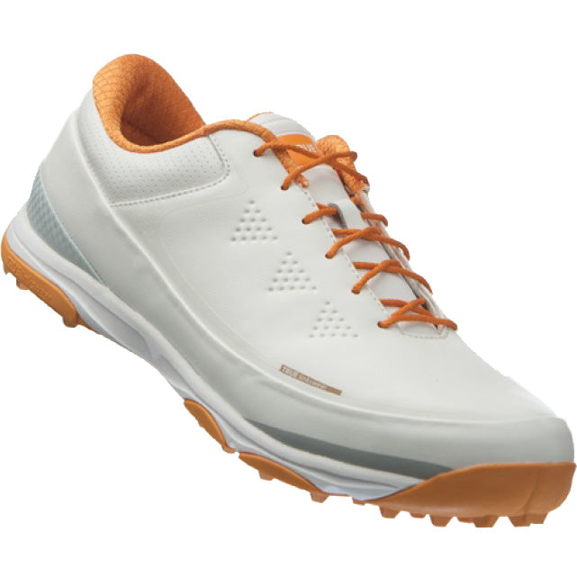 True Linkswear True Game Changer Hybrid Golf Shoes - White/Orange/Chocolate