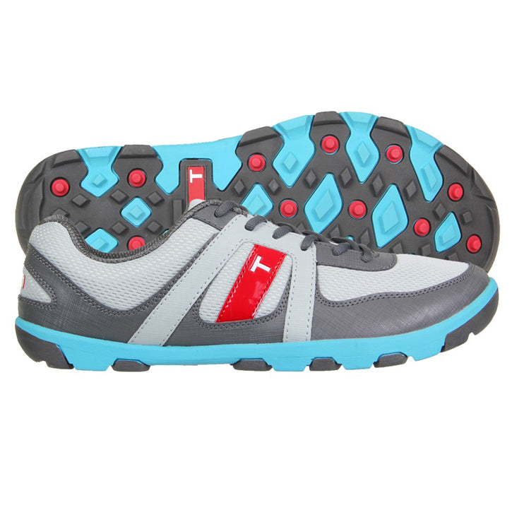 True Linkswear True Sensei Golf Shoes - Grey/Charcoal/Electric Blue