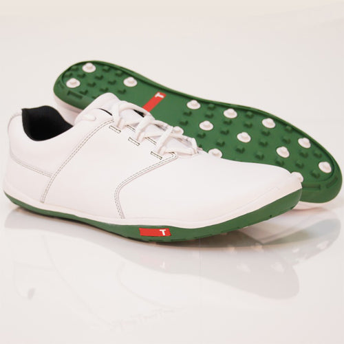 2012 True Linkswear TRUE Tour Golf Shoes - Mens White/Green