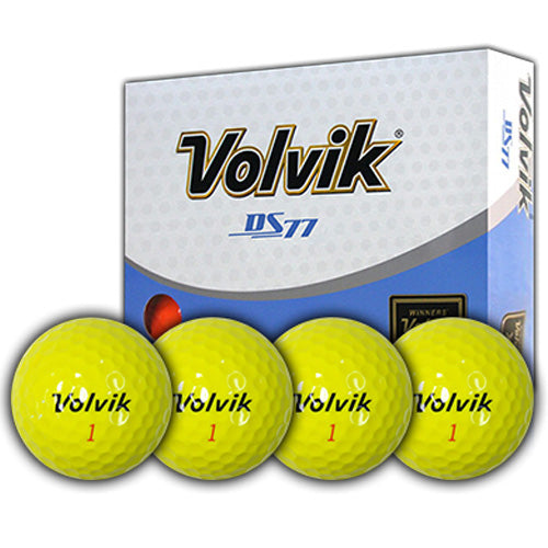 Volvik DS77 Golf Balls - Yellow (1 Dozen)