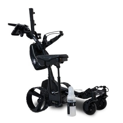 MGI Zip Navigator AT All-Terrain Remote Electric Golf Cart with accessories