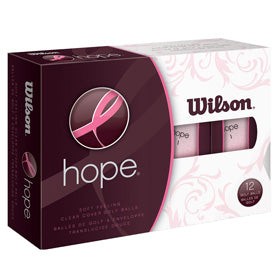 Wilson Hope Golf Balls (1 Dozen)