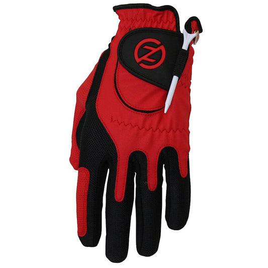 Zero Friction Compression Fit Mens Glove - Red