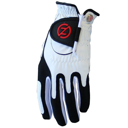 Zero Friction Compression Fit Mens Glove - White