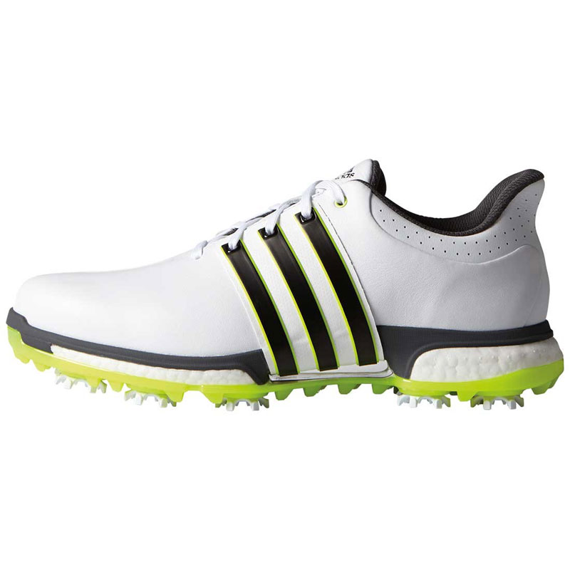 2016 Adidas Tour 360 Boost Golf Shoes - White/Black/Yellow at  InTheHoleGolf.com