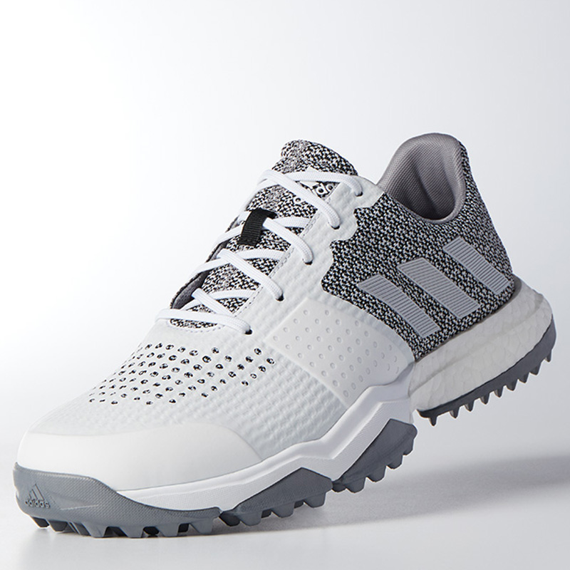 Adidas AdiPower Sport Boost 3 Golf Shoes - White/Silver/Light-Onix at ...