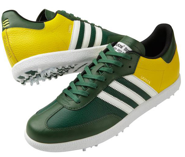 residentie verlegen begaan Adidas Samba Mens Golf Shoes - Limited Edition Masters at InTheHoleGolf.com