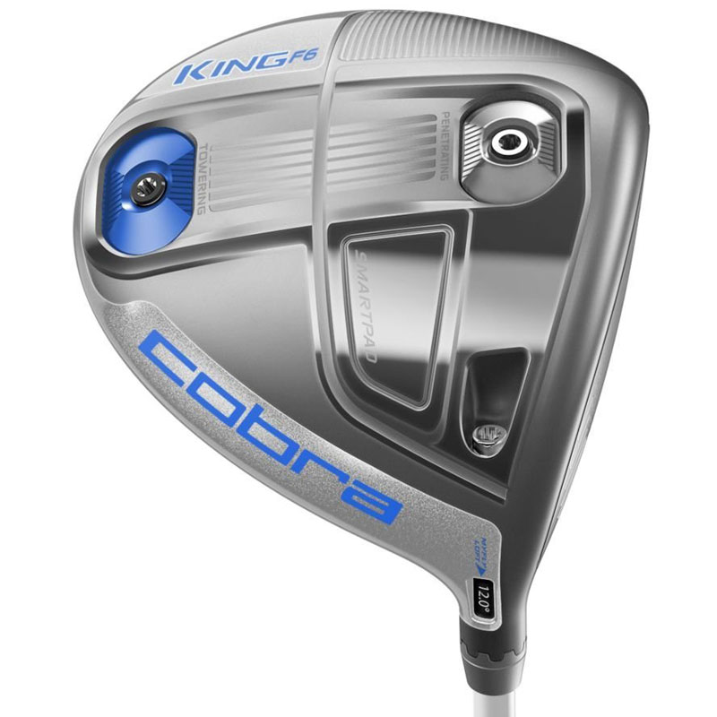 Cobra KING F6 Driver - Womens Silver/Ultramarine at InTheHoleGolf.com