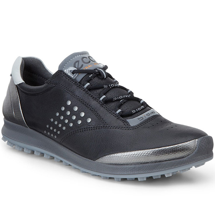 Ecco Biom Hybrid 2 Golf Shoes - Womens Black/Silver at InTheHoleGolf.com