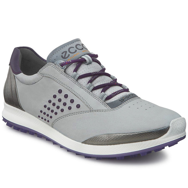 impliceren astronomie whisky Ecco Biom Hybrid 2 Golf Shoes - Womens Concrete/Purple at InTheHoleGolf.com