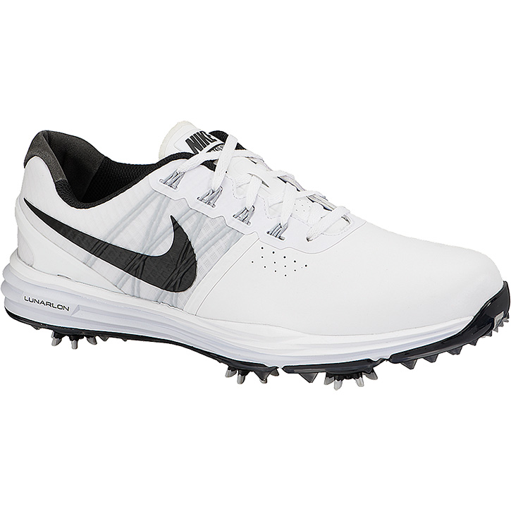 Nike Lunar Control 3 Golf Shoes - White/Platinum/Black at InTheHoleGolf.com