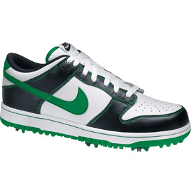 Nike Dunk NG Golf Shoe - Mens Wide White/Court Green/Black at
