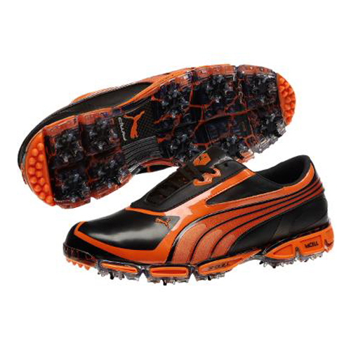 rickie fowler orange puma golf shoes