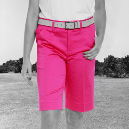 Royal & Awesome Womens Shorts - Pink Ticket at InTheHoleGolf.com