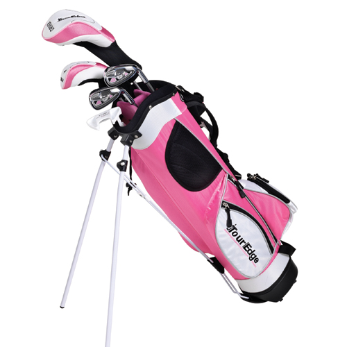 tour edge junior golf clubs pink